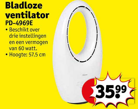 Bladloze ventilator PD-4969E