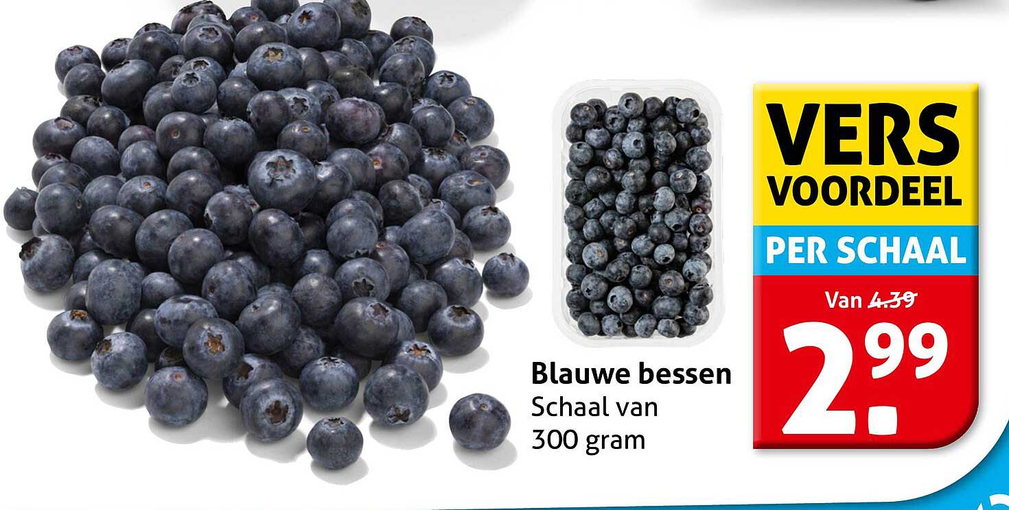 Blauwe bessen Schaal van 300 gram