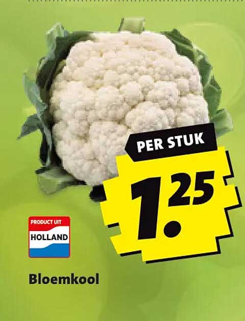 Bloemkool per stuk