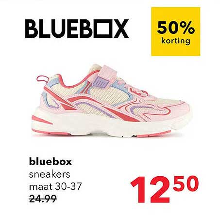 BLUEBOX 50% korting