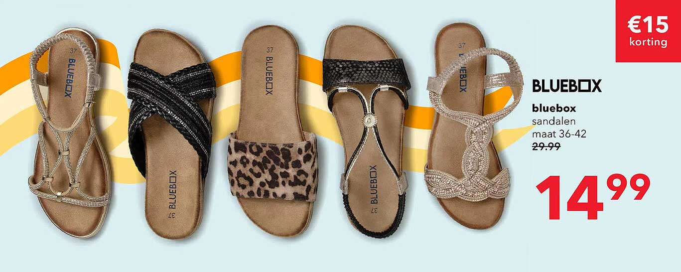 bluebox sandalen maat 36-42