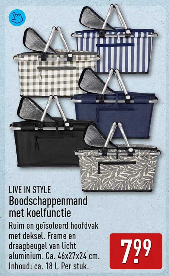 Boodschappenmand met koelfunctie