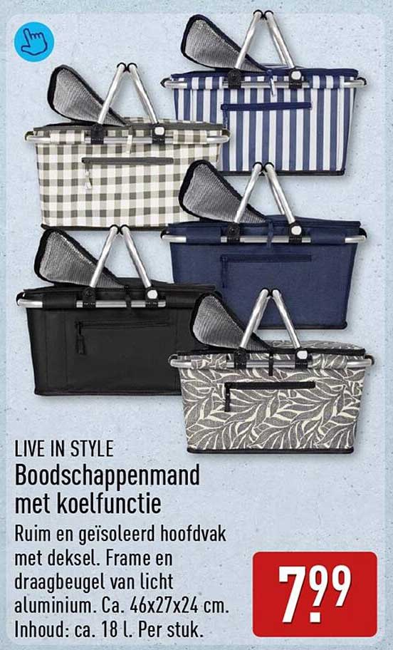 Boodschappenmand met koelfunctie