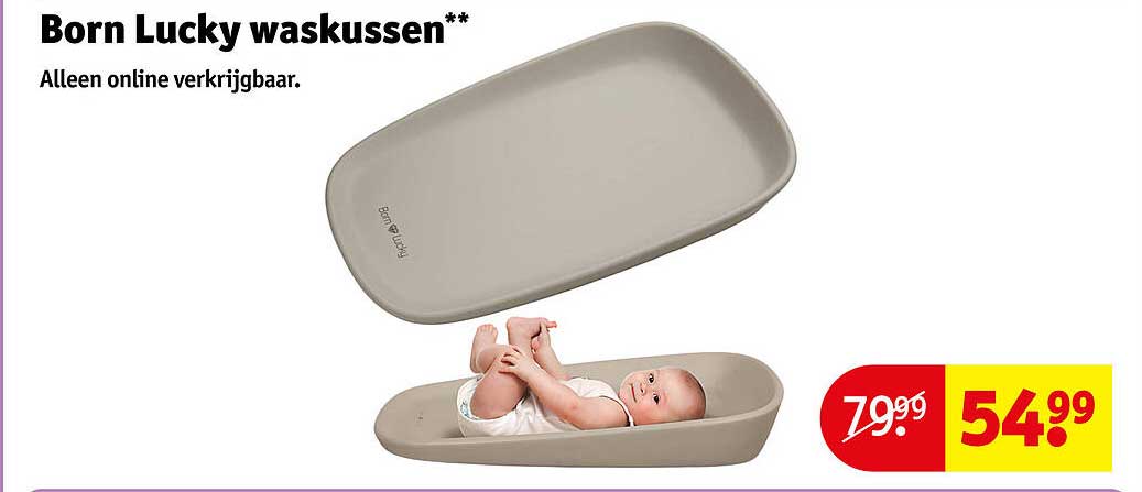 Born Lucky waskussen**