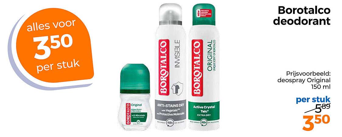 Borotalco deodorant