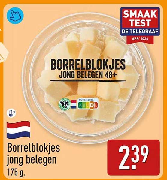Borrelblokjes jong belegen 48+