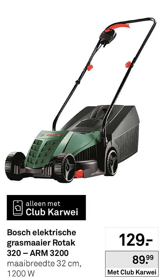 Bosch elektrische grasmaaier Rotak 320 – ARM 3200