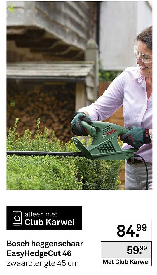 Bosch heggenschaar EasyHedgeCut 46 zwaardlengte 45 cm