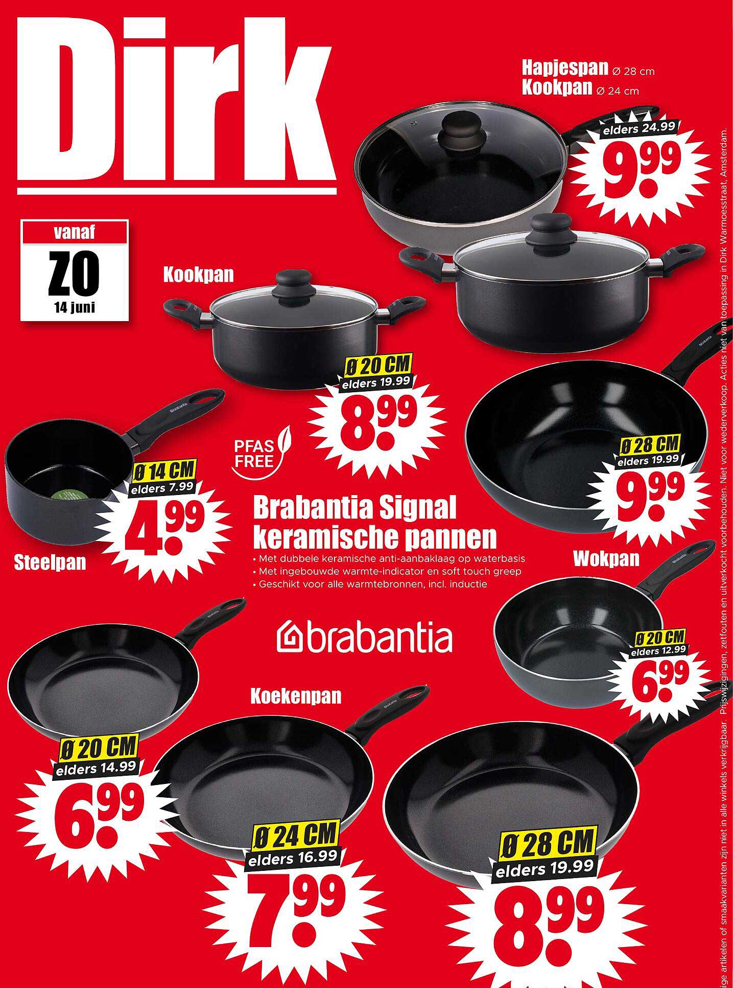 Brabantia Signal keramische pannen
