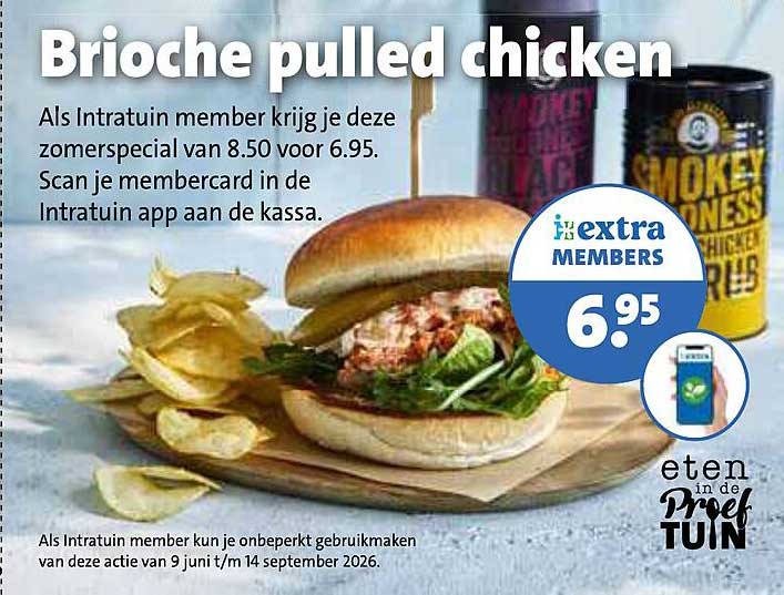 Brioche pulled chicken