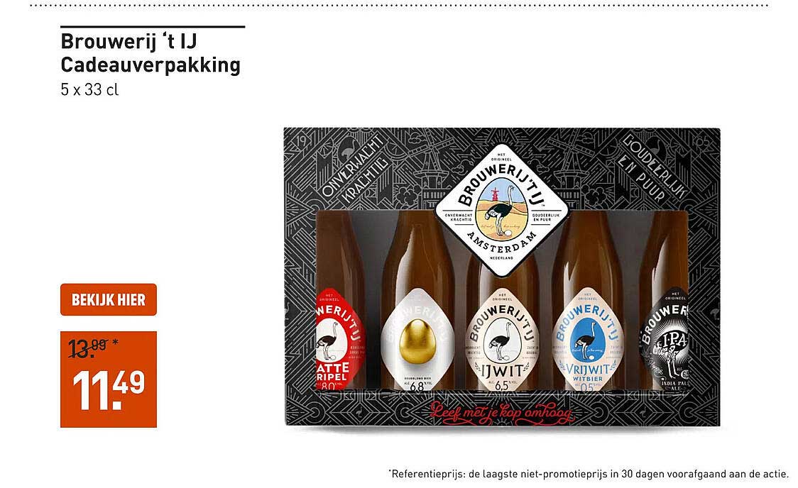 Brouwerij ’t IJ Cadeauverpakking 5 x 33 cl