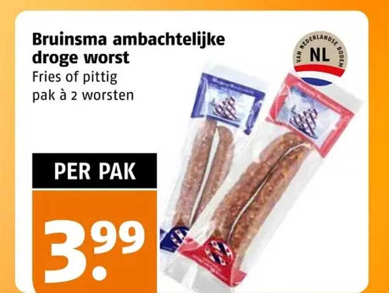 Bruinsma ambachtelijke droge worst