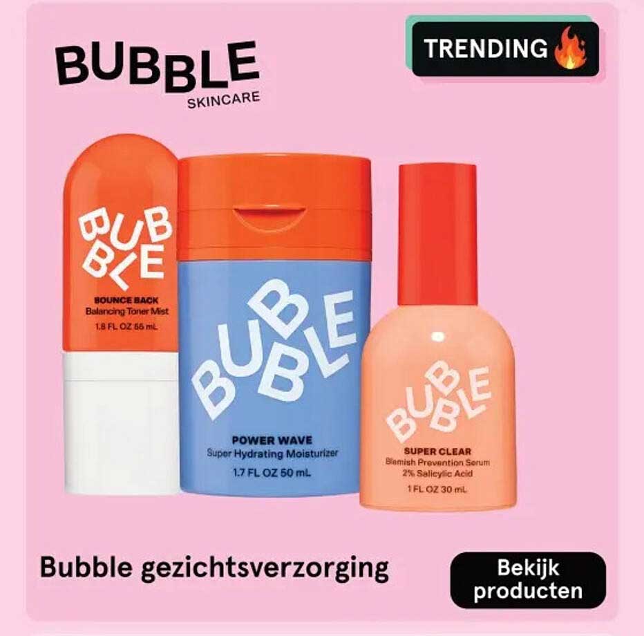 Bubble gezichtsverzorging