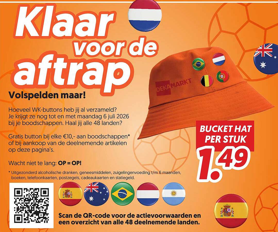 Bucket hat per stuk
