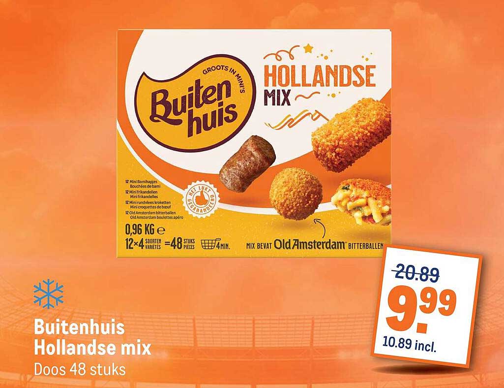Buitenhuis Hollandse mix Doos 48 stuks