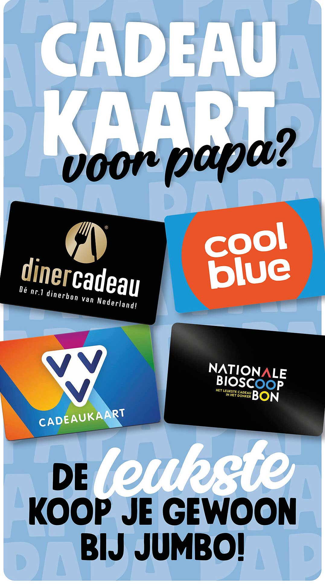 CADEAU KAART voor papa?