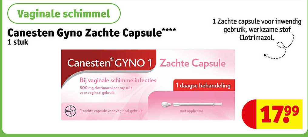 Canesten Gyno Zachte Capsule****