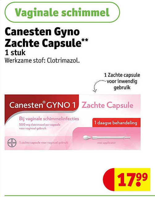 Canesten Gyno Zachte Capsule**