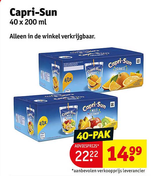 Capri-Sun 40 x 200 ml 40-PAK