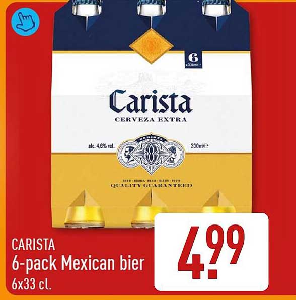 CARISTA 6-pack Mexican bier 6x33 cl.