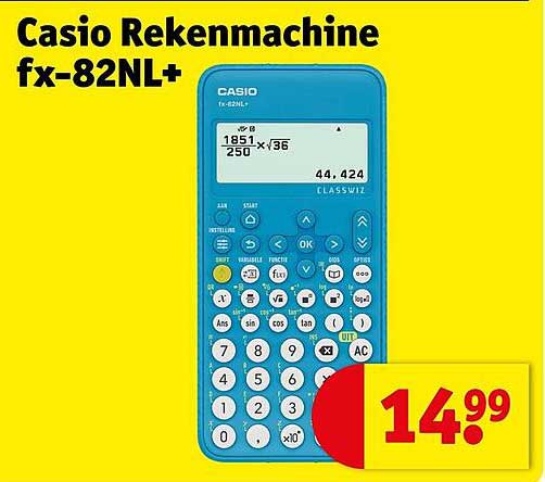 Casio Rekenmachine fx-82NL+