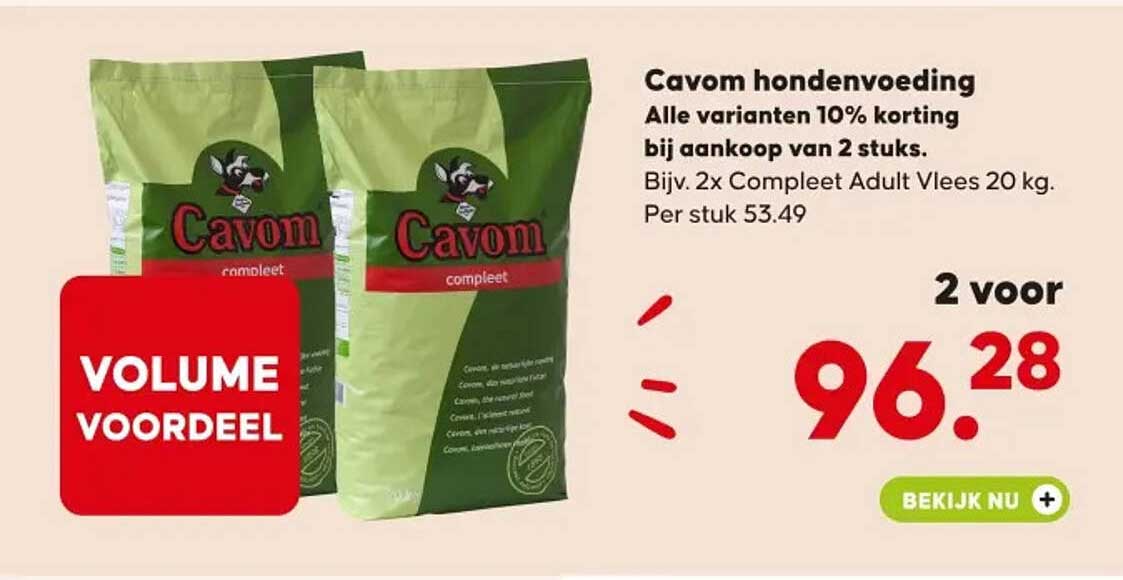 Cavom hondenvoeding
