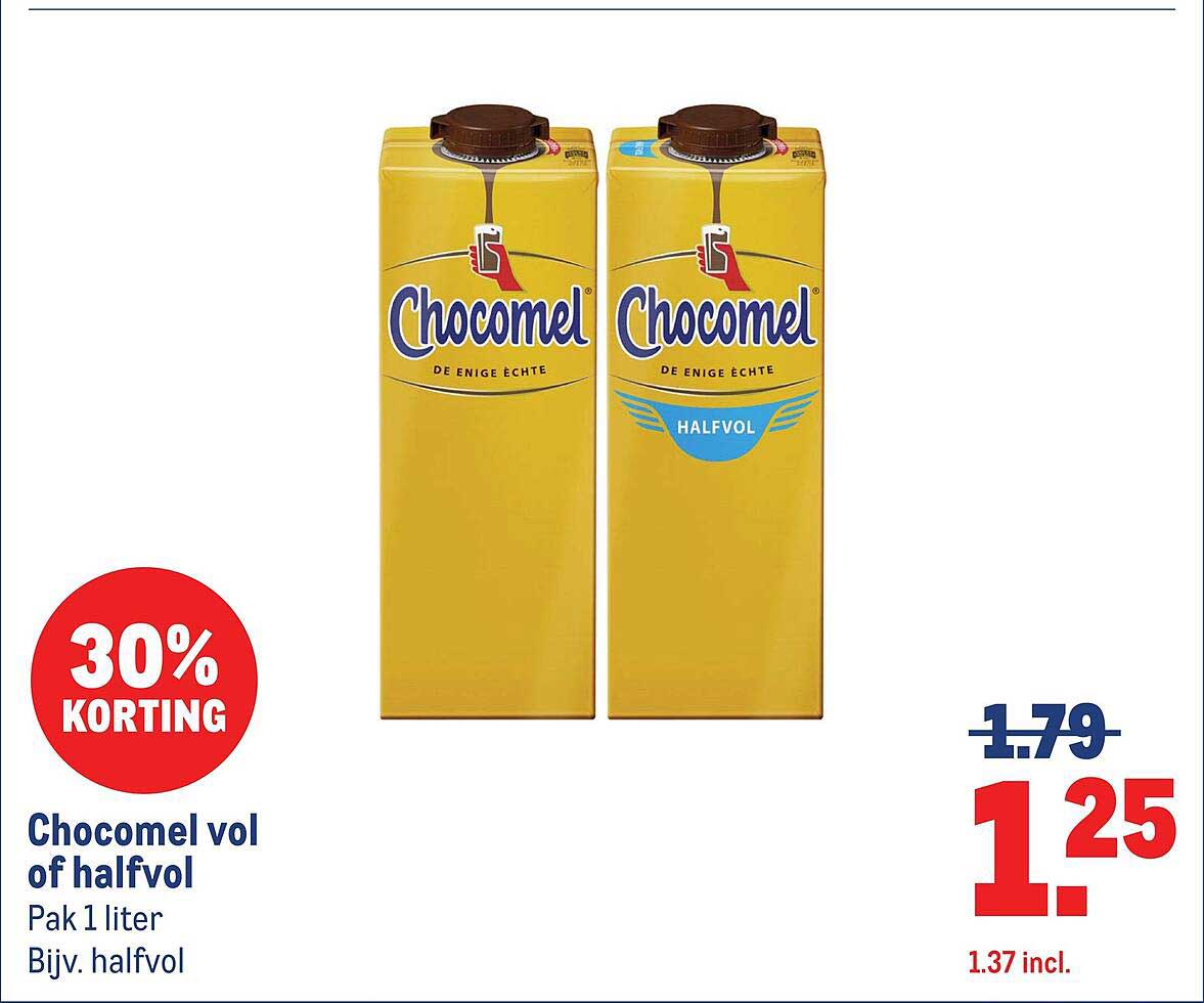 Chocomel vol of halfvol
