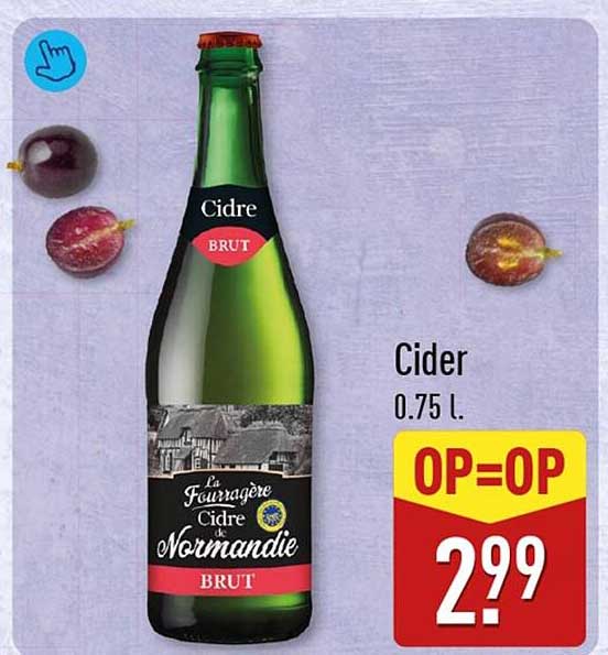 Cider 0.75 l. OP=OP