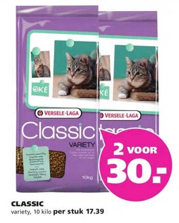CLASSIC variety, 10 kilo 2 voor 30.-