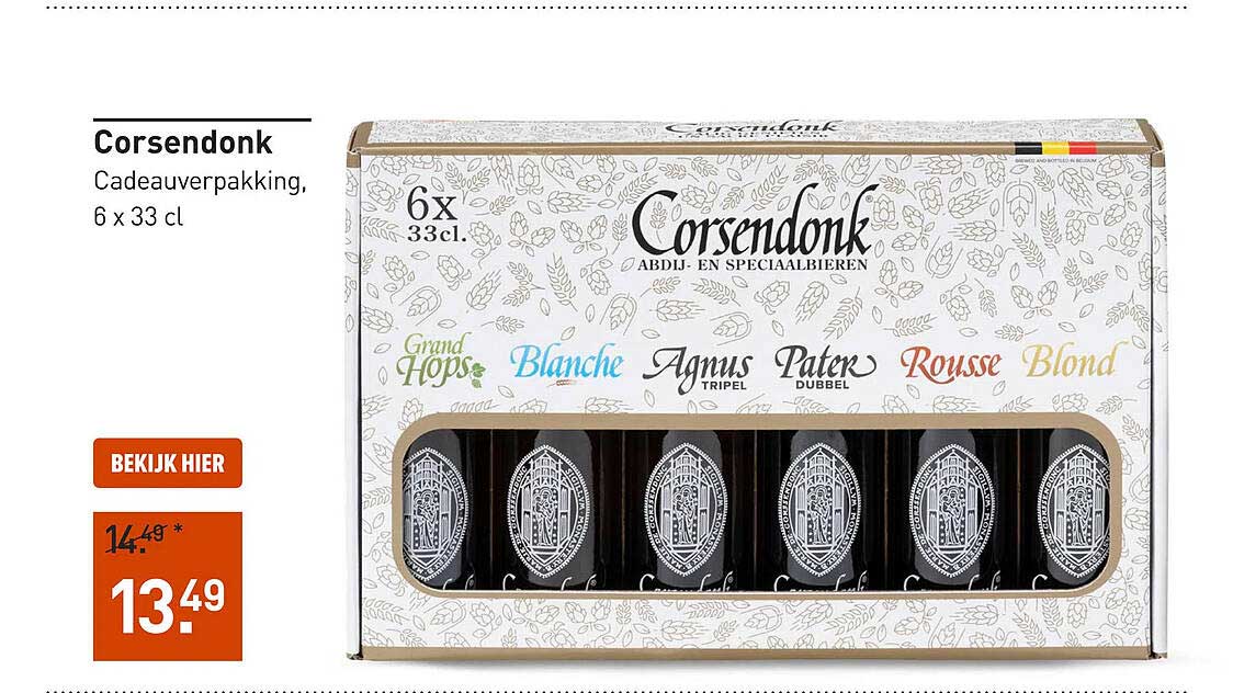 Corsendonk Cadeauverpakking, 6 x 33 cl