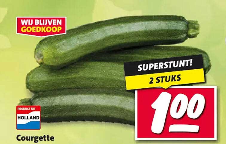 Courgette SUPERSTUNT! 2 STUKS