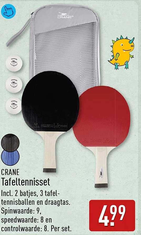CRANE Tafeltennisset