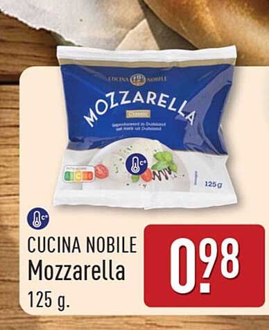 Cucina Nobile Mozzarella 125 g.