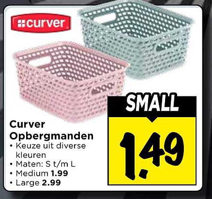 Curver Opbergmanden SMALL