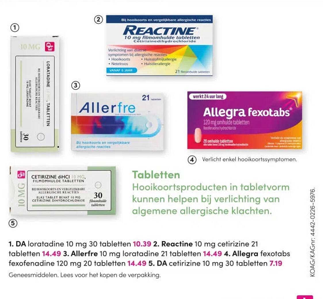 DA loratadine 10 mg 30 tabletten