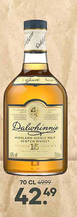Dalwhinnie Highland Single Malt Scotch Whisky 15 years