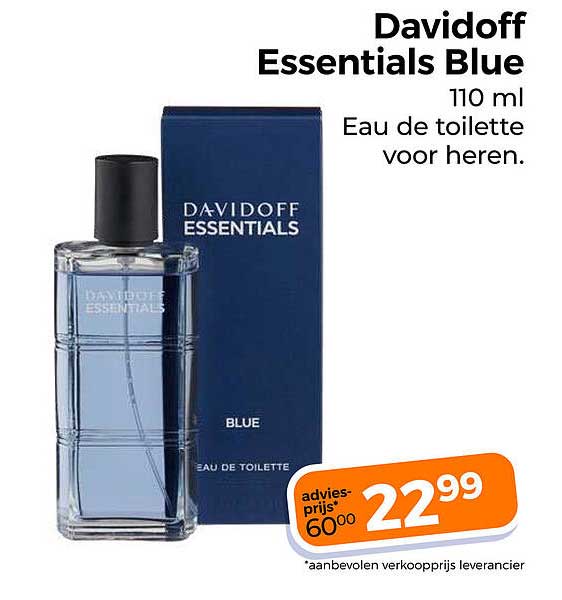 Davidoff Essentials Blue 110 ml Eau de toilette voor heren