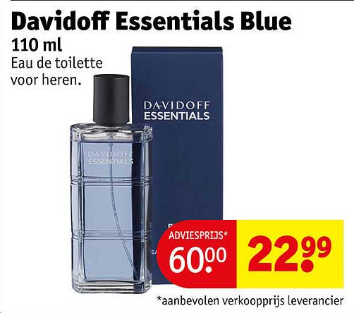 Davidoff Essentials Blue 110 ml Eau de toilette voor heren