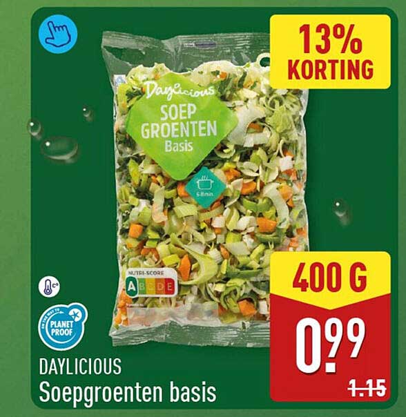 Daylicious Soepgroenten basis 13% KORTING