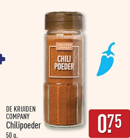 DE KRUIDEN COMPANY Chilipoeder 50 g