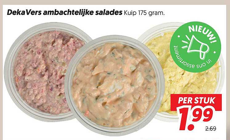DekaVers ambachtelijke salades Kuip 175 gram