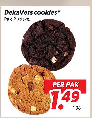 DekaVers cookies* Pak 2 stuks.