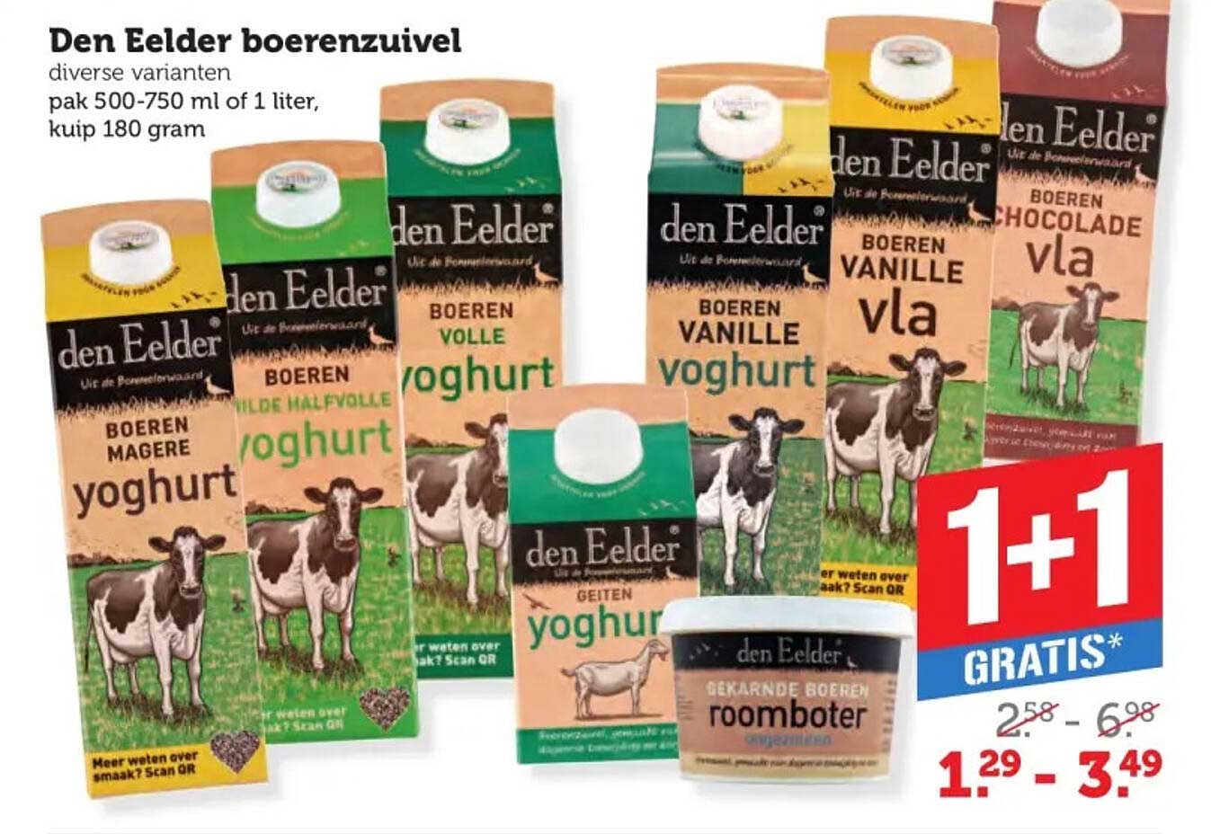 Den Eelder boerenzuivel 1+1 GRATIS