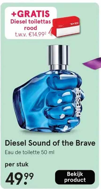 Diesel Sound of the Brave +GRATIS Diesel toilettas rood