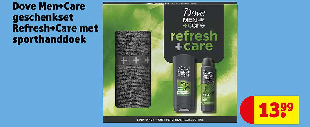 Dove Men+Care geschenkset Refresh+Care met sporthanddoek