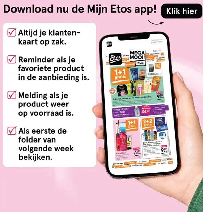 Download nu de Mijn Etos app! Klik hier