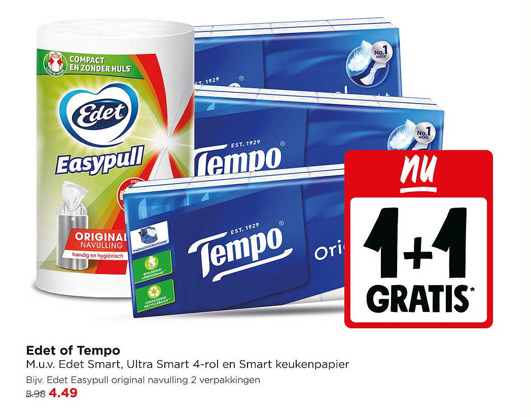 Edet of Tempo 1+1 gratis