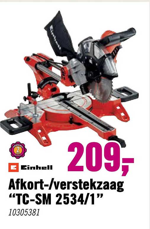 Einhell Afkort-/verstekzaag “TC-SM 2534/1”