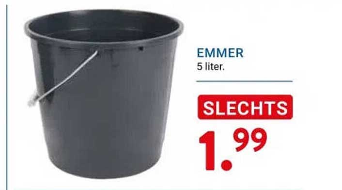 EMMER 5 liter. SLECHTS