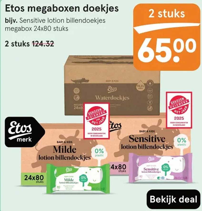 Etos megaboxen doekjes